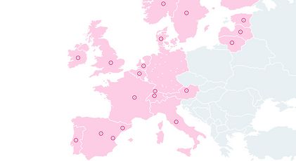 FRÖDE Neumöbellogistik in Europa: Mit MACH3000, dem Logistiknetzwerk in 14 Ländern, speziell für den Möbelhandel.